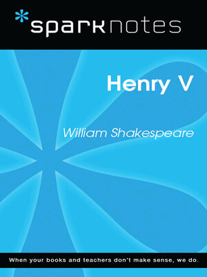 cover image of Henry V (SparkNotes Literature Guide)